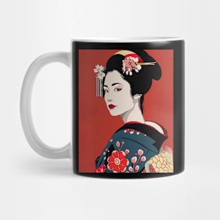 Kyoto Geisha Art Mug